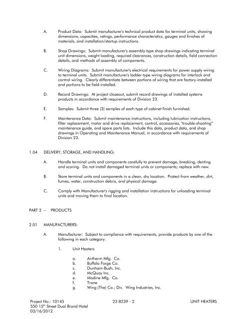 substitution request - Alliance Construction Solutions