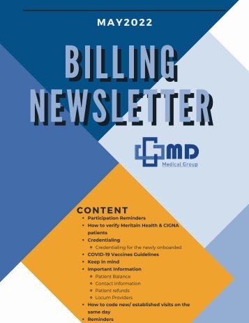 Billing Newsletter | May 2022