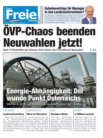 ÖVP-Chaos beenden - Neuwahlen jetzt! 