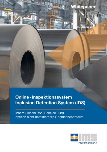 Online-Inspektionssystem Inclusion Detection System IDS