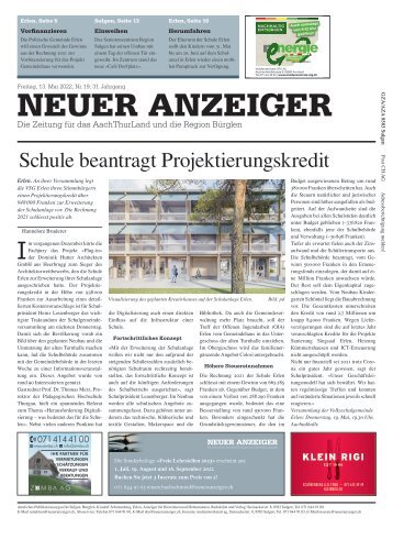 Neuer Anzeiger 13. Mai 2022