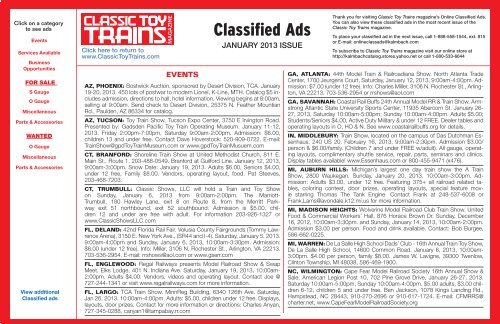 classic toy trains magazine