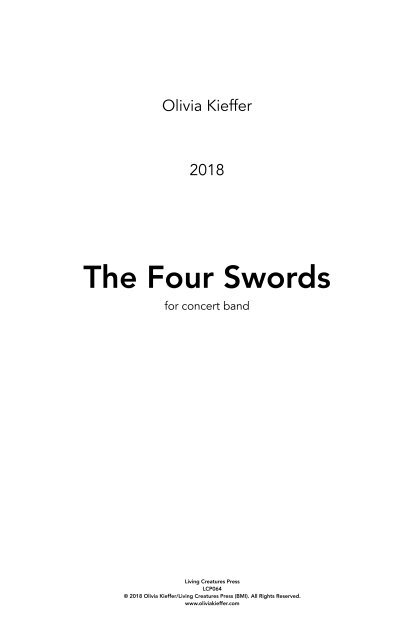 Score - THE FOUR SWORDS