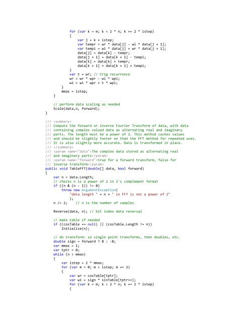 The Fast Fourier Transform - LOMONT.org