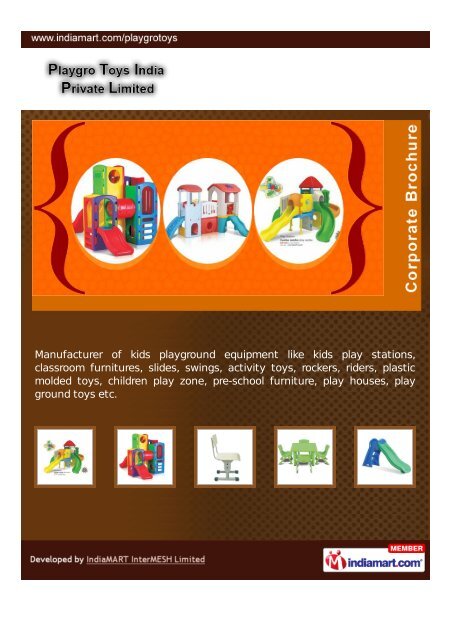 Toys Company in India & School Furniture Manufacturers - OK Play