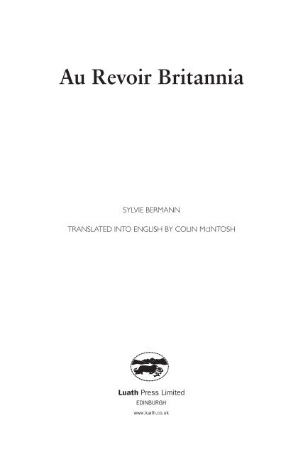 Au Revoir Britannia by Sylvie Bermann sampler