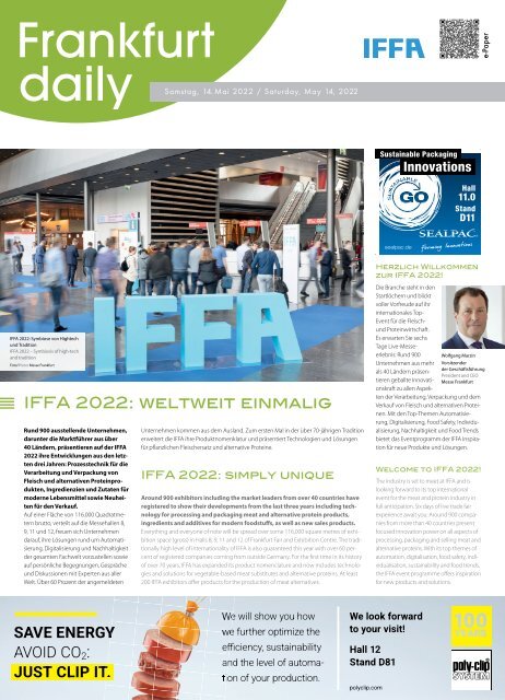 Frankfurt Daily IFFA 14.05.2022
