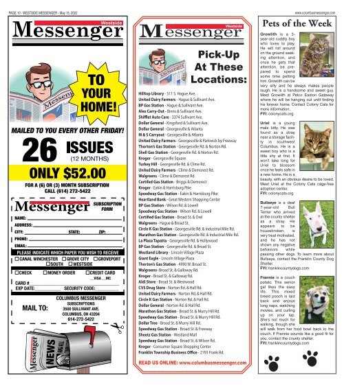 Westside Messenger - May 15th, 2022