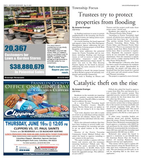 Westside Messenger - May 15th, 2022