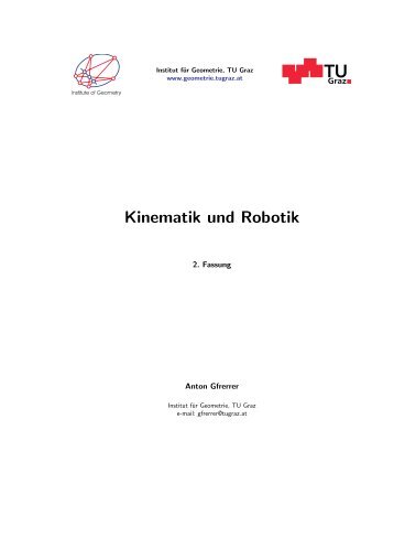 Kinematik und Robotik - Institute of Geometry