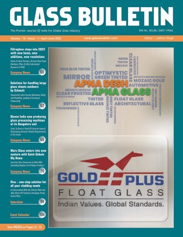 Versatile Glass Solution LLP gets BIS licence for toughened, laminated glass