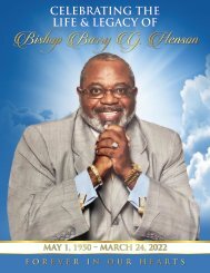 Barry G Henson Funeral Program