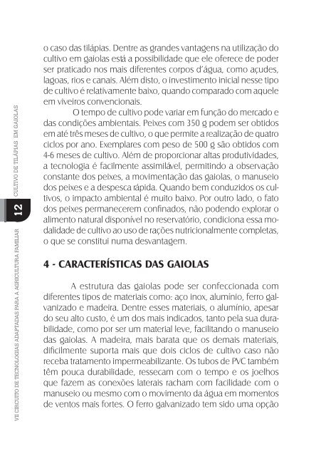 CULTIVO DE TILÁPIAS EM GAIOLAS - Emparn - Governo do Estado ...