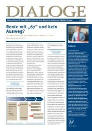 1/2006 Rente mit „67“ und kein Ausweg? - deas.de
