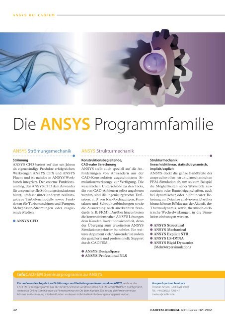 ansys - CAD-FEM GmbH