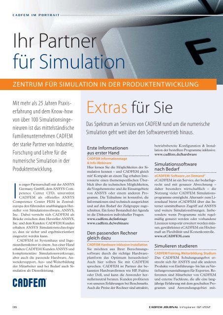 ansys - CAD-FEM GmbH