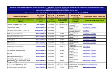 MEDIADORES UE LPS - Dirección General de Seguros