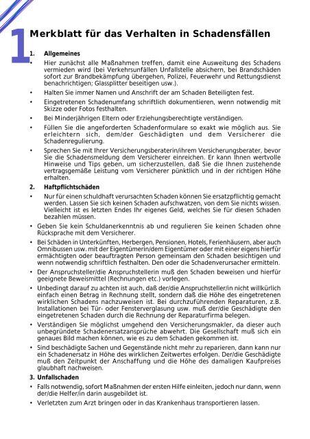 Versicherungen in der Jugendarbeit ljr - VCP Land Niedersachsen