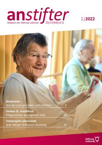 Anstifter 1, 2022 der Stiftung Liebenau Österreich