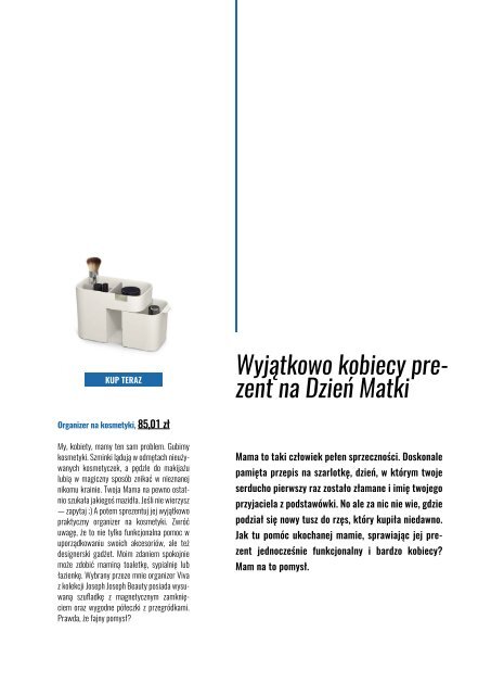 Pomysły na prezent na Dzień Matki