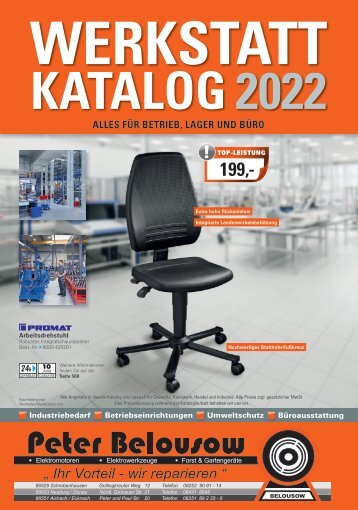 Belousow Werkstatt Katalog 2022