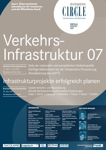Infrastrukturprojekte erfolgreich planen - Fellner Wratzfeld & Partner ...