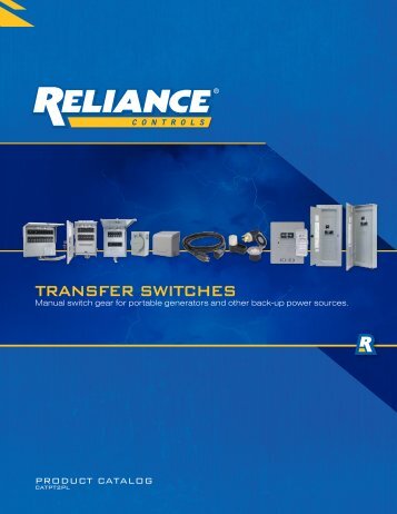 Reliance Controls Transfer Switches & Accessories
