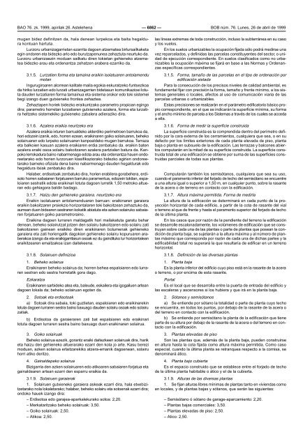 bizkaiko aldizkari ofiziala boletin oficial de bizkaia - Arrieta
