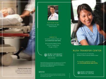 Patient Transfer Brochure - Rush University Medical Center