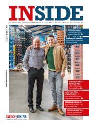 SwissDrink InSide Ausgabe 2 / Mai 2022