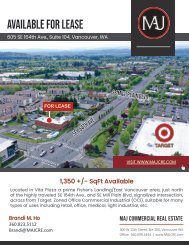 605 SE 164th Ave Suite 104 - For Lease Marketing