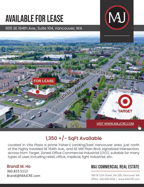 605 SE 164th Ave Suite 104 - For Lease Marketing