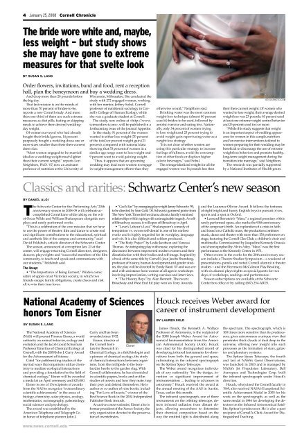 continued from page 1 - Cornell University News Service