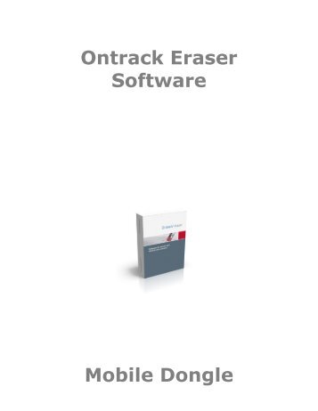 Ontrack Eraser Software Mobile Dongle - Ontrack Data Recovery