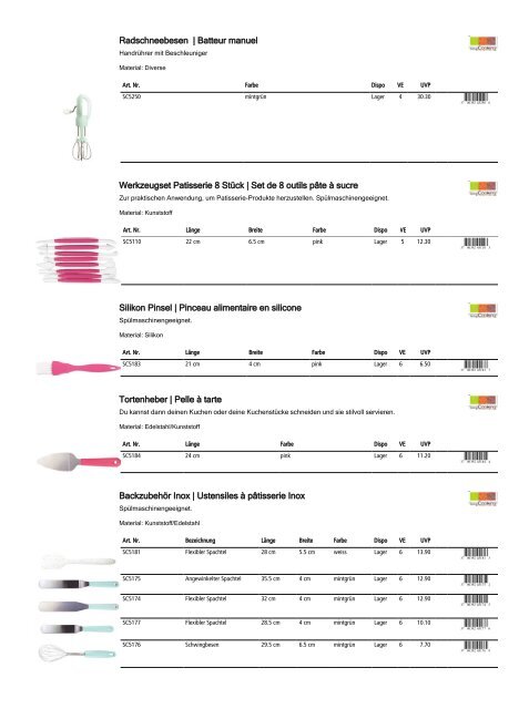 Retailkatalog Maison Truffe, Nr01