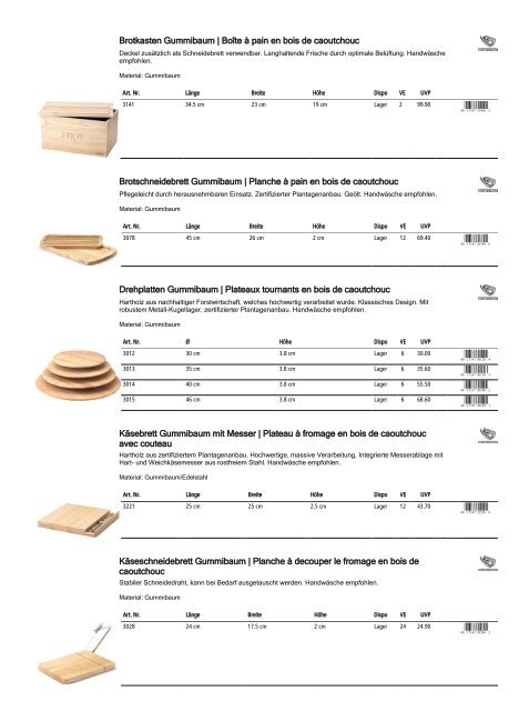 Retailkatalog Maison Truffe, Nr01