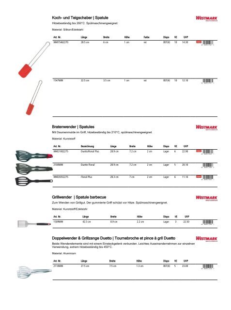 Retailkatalog Maison Truffe, Nr01