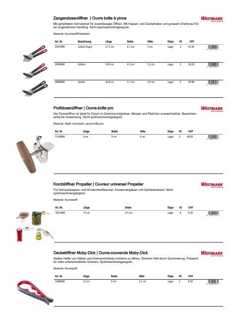 Retailkatalog Maison Truffe, Nr01