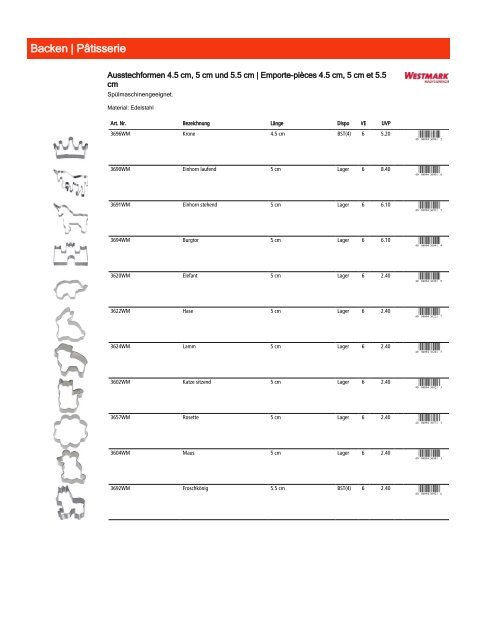 Retailkatalog Maison Truffe, Nr01