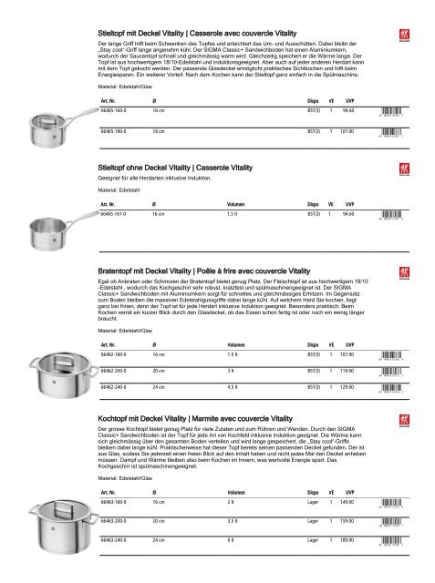 Retailkatalog Maison Truffe, Nr01