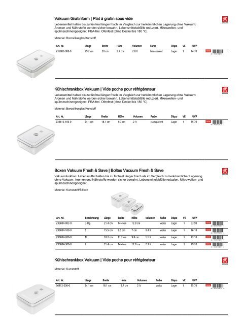 Retailkatalog Maison Truffe, Nr01