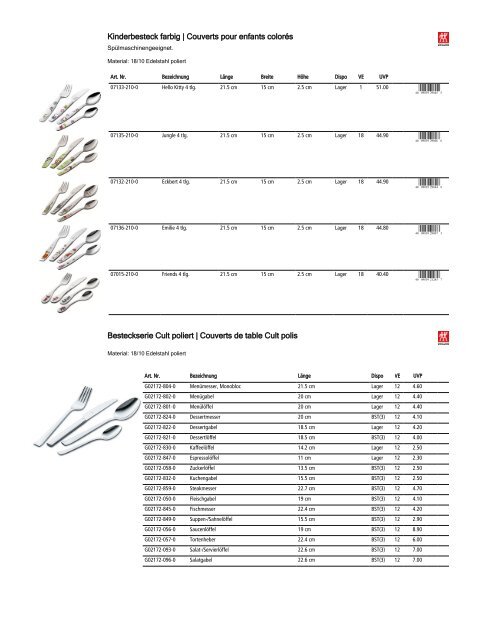 Retailkatalog Maison Truffe, Nr01