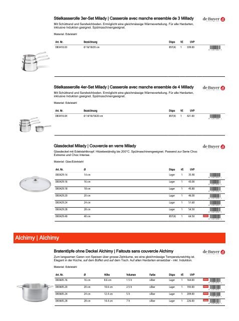 Retailkatalog Maison Truffe, Nr01