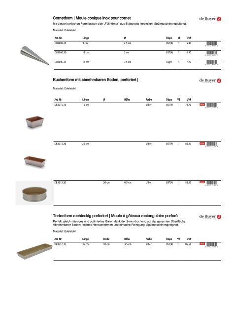 Retailkatalog Maison Truffe, Nr01