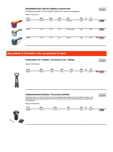 Retailkatalog Maison Truffe, Nr01