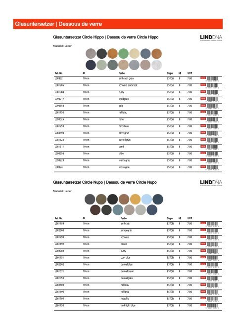 Retailkatalog Maison Truffe, Nr01