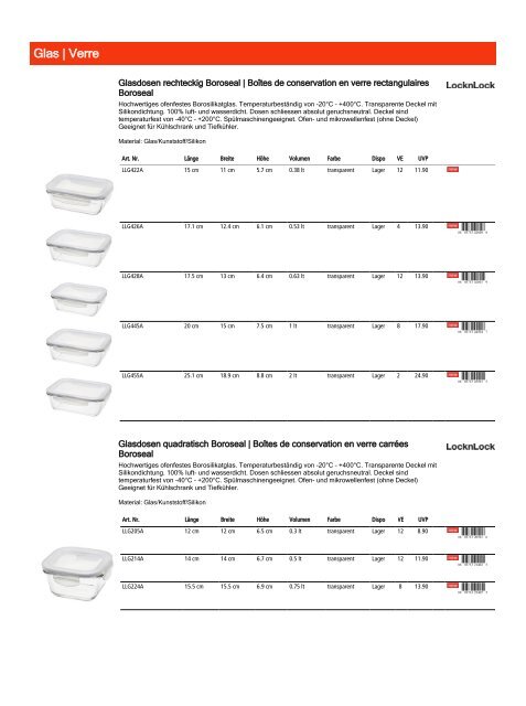 Retailkatalog Maison Truffe, Nr01