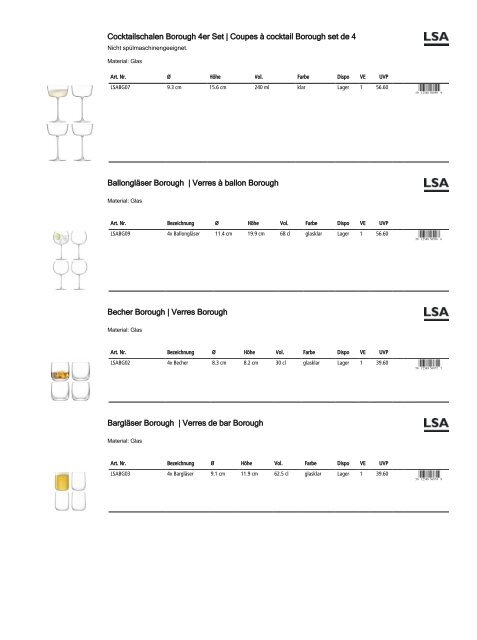 Retailkatalog Maison Truffe, Nr01