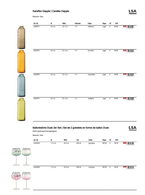 Retailkatalog Maison Truffe, Nr01