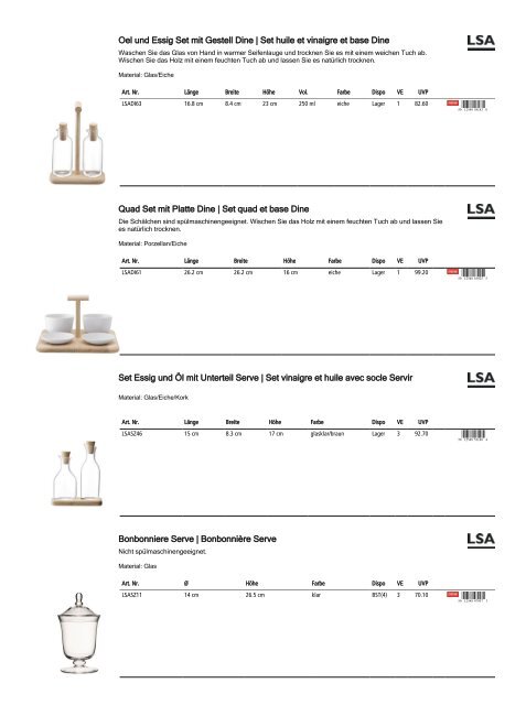 Retailkatalog Maison Truffe, Nr01